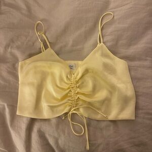 Aritzia Wilfred Camisole in Butter Yellow